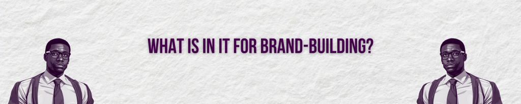 white and purple image on gaming snd brand building